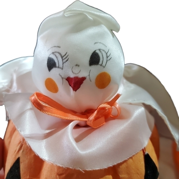 Vtg 90's Pumpkin and Ghost Halloween decor - Picture 7 of 10